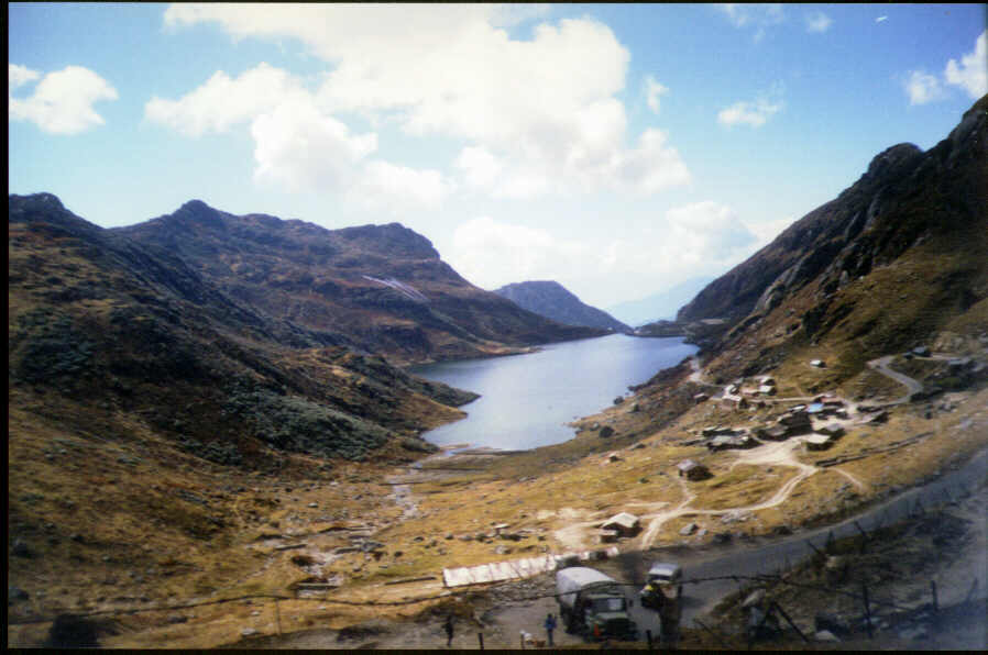 Tsango Lake at 12500 ft above sea level, Sikkim, India; Actual size=150 pixels wide